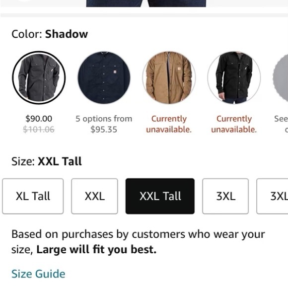 Carhartt Shirt/Jacket NWOT - Picture 6 of 7
